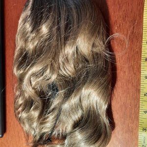 MISSQUEEN Short Omber Blonde Wig with Air Net Synthetic New With Bag